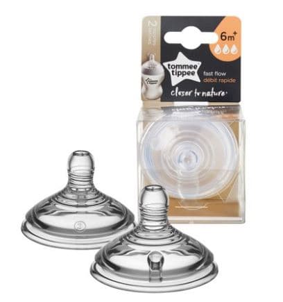 Closer to Nature Fast Flow Baby Bottle Nipples