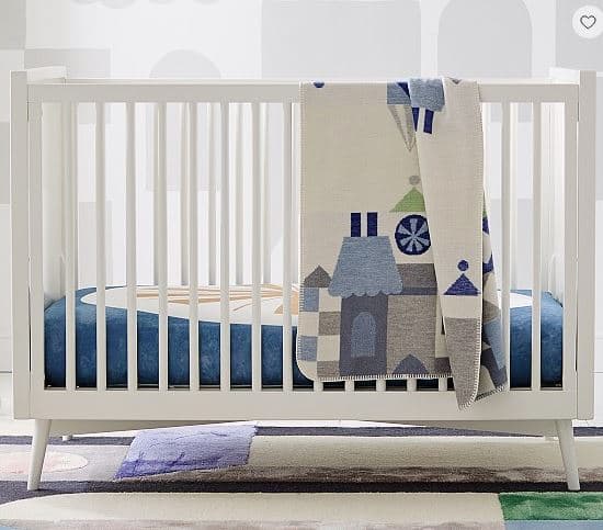 Elm x pbk Mid-Century Convertible Crib