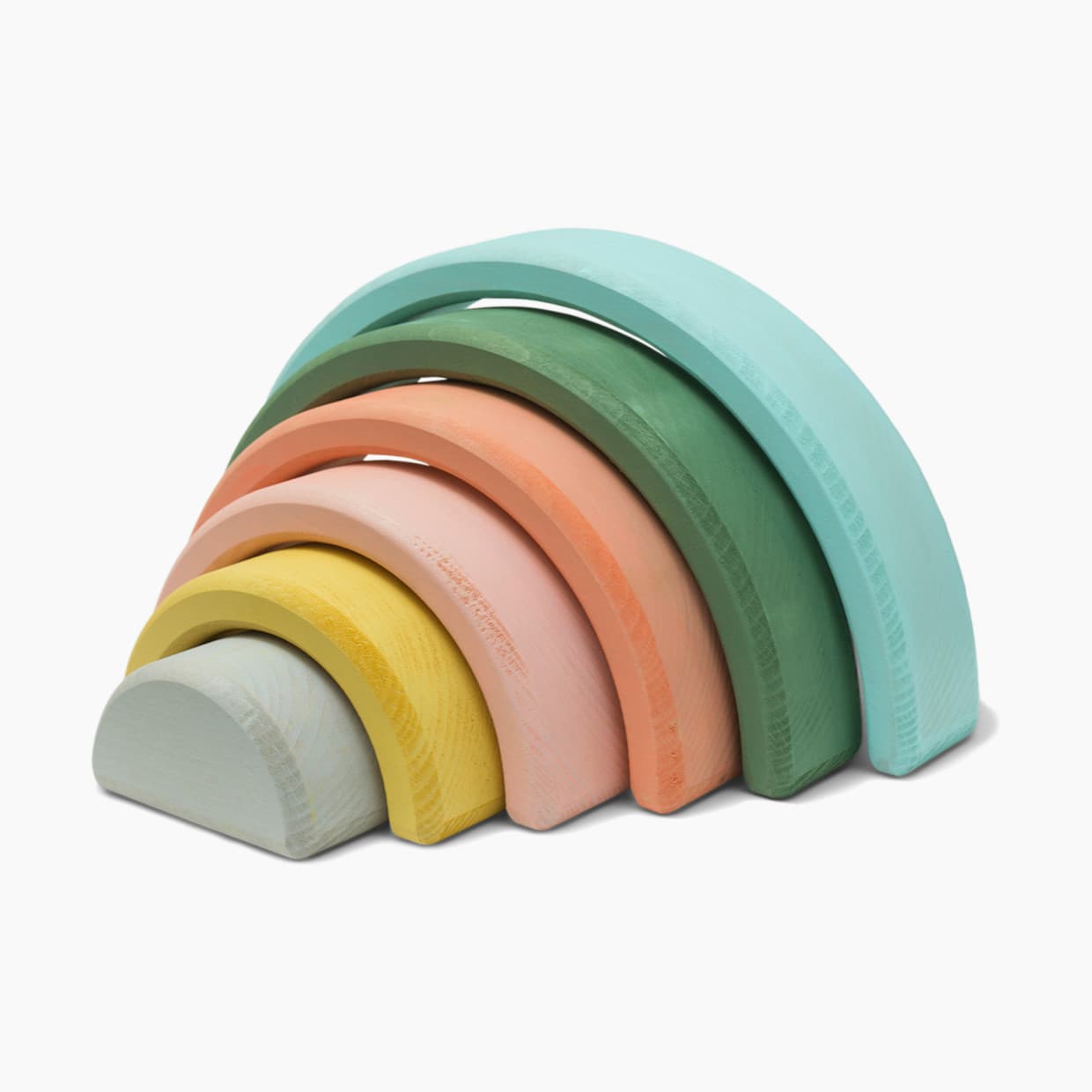 Rainbow Wooden Nesting Blocks