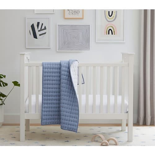 Crib, Simply White, Premium In-Home Delivery - Crib & Toddler Bed Conversion Kit