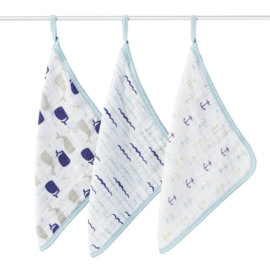 washcloth set 3 pack; high seas