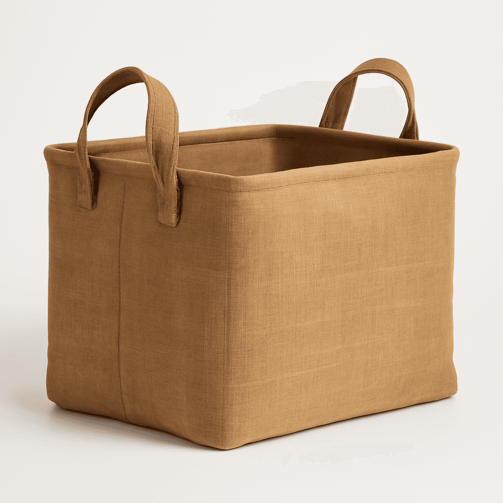 Burlap Storage Organizer Basket Heavy Duty Storage Basket Perfect Storage Jute Basket for Laundry Shoes and Kids Toys Storage bin