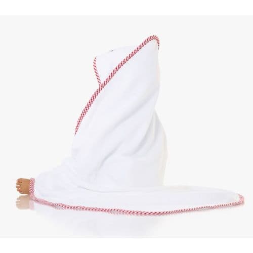 Pottery Barn Kids Gingham Baby Hooded Towels