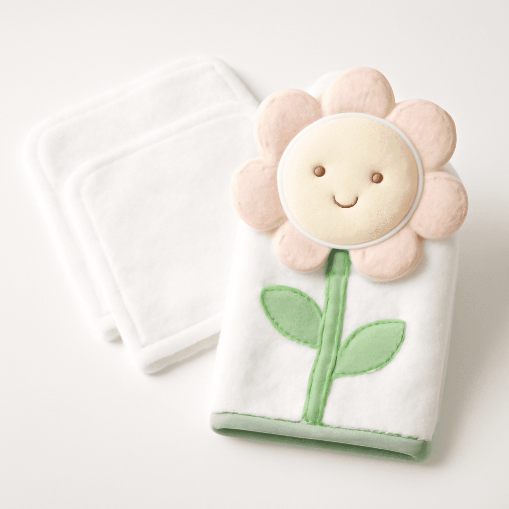 JJ Cole Washcloth Garden & Bath Mitt Set