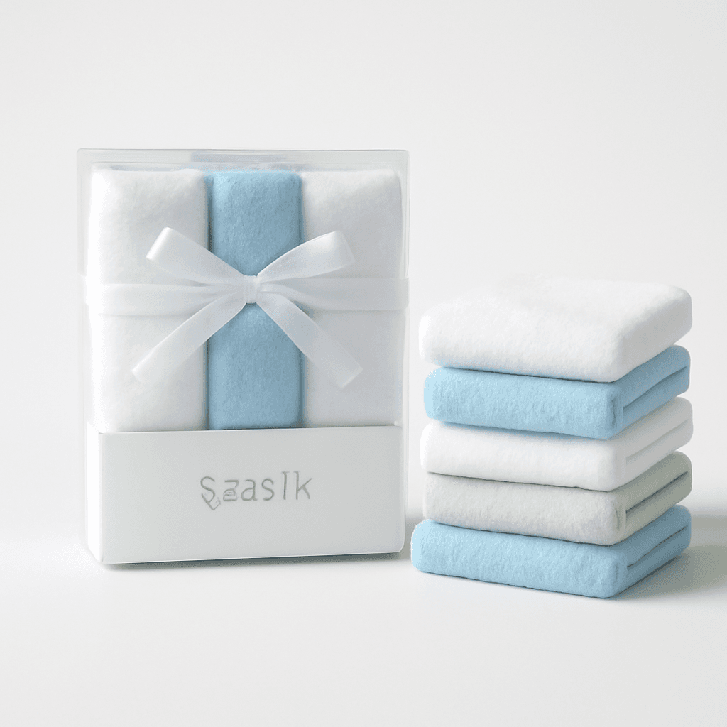 Washcloth Wipes Set for Newborn Boys and Girls Soft Terry Washcloth Set
