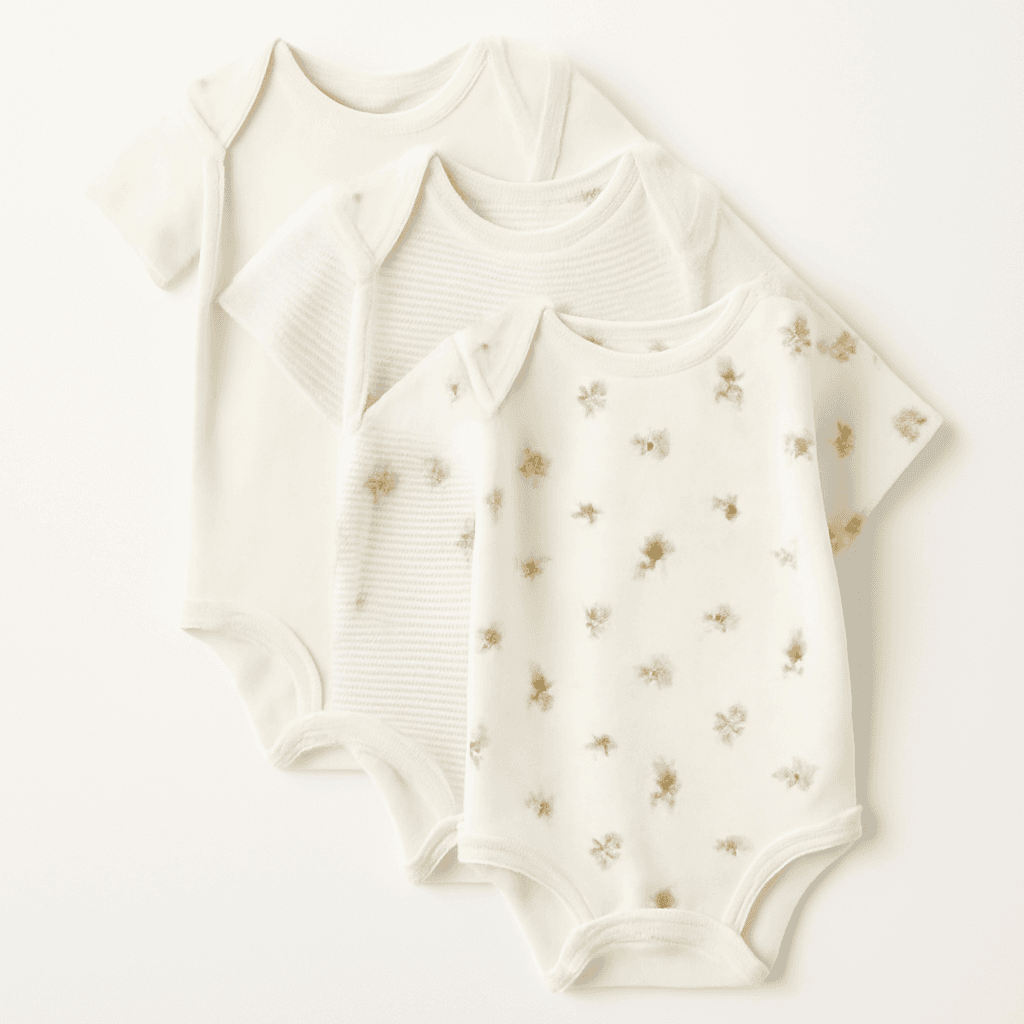 Bees Baby Unisex Baby Short Sleeve Bodysuits