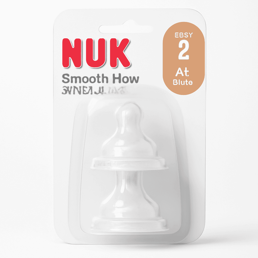 Smooth Flow Anti Colic Baby Bottle Nipples Size 2 (6+ Months)